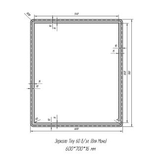 Dreja Зеркало Tiny 60